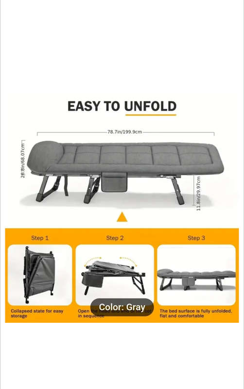 1pc Portable Adult Sleeping Bed