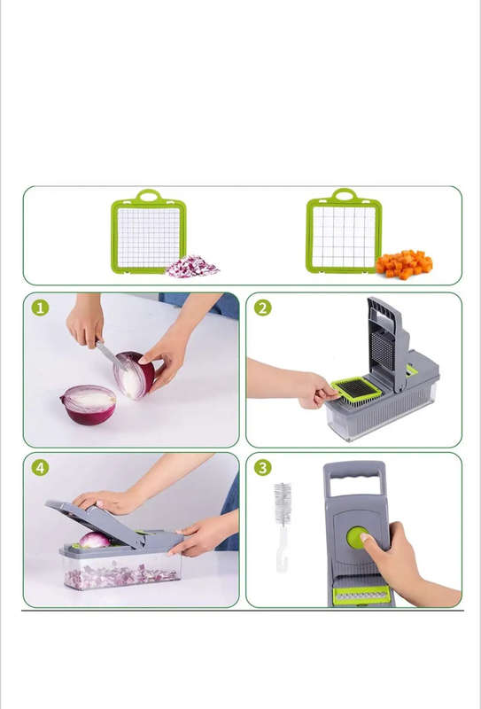 14 Pieces vegetable slicer