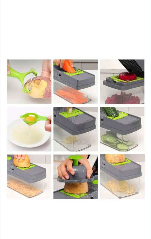 14 Pieces vegetable slicer