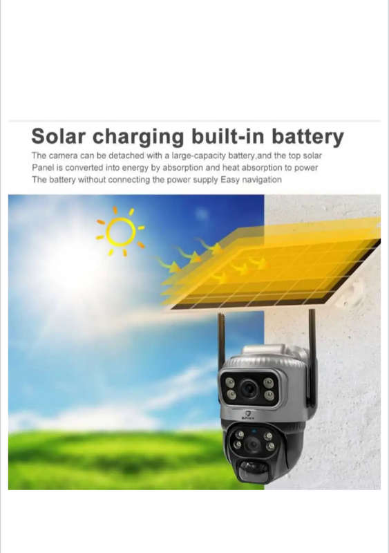 Solar PTZ 4G Dual Lens Camera
