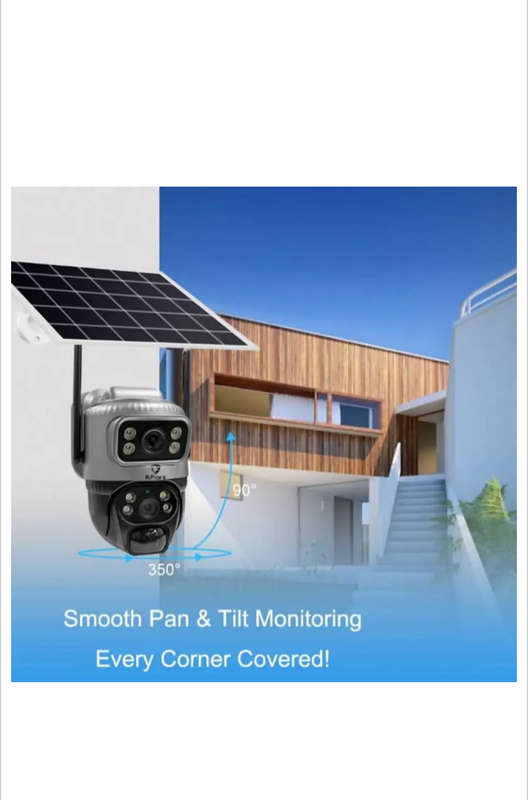 Solar PTZ 4G Dual Lens Camera