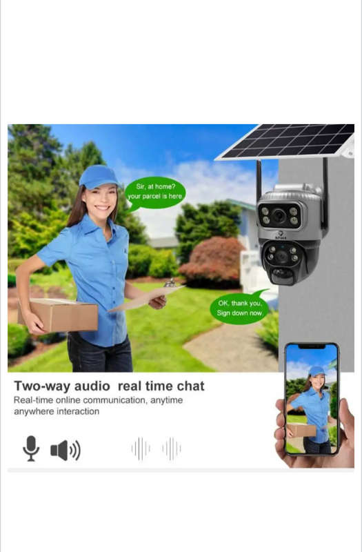 Solar PTZ 4G Dual Lens Camera