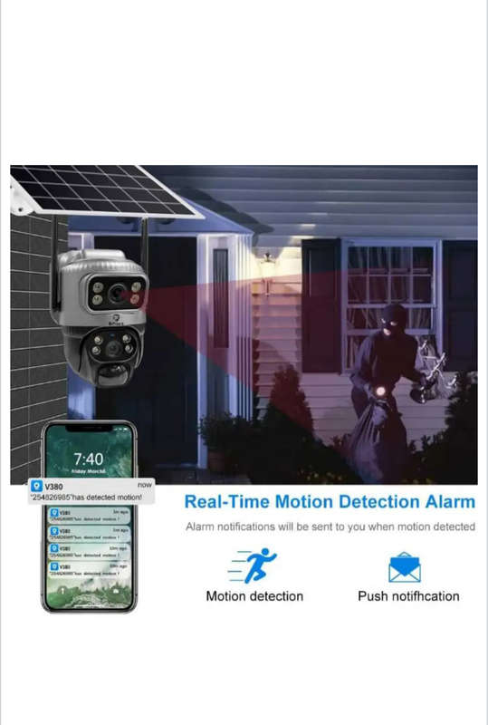 Solar PTZ 4G Dual Lens Camera