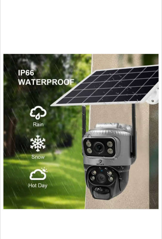 Solar PTZ 4G Dual Lens Camera