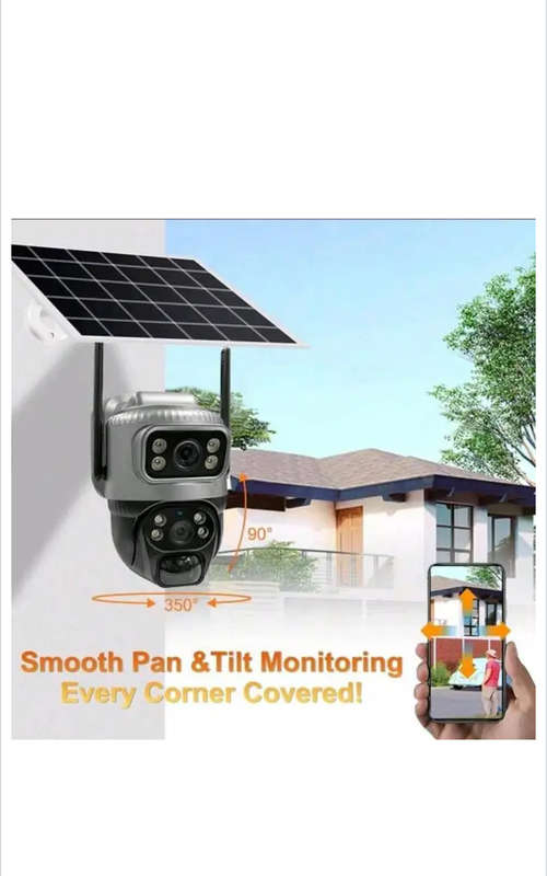 4G Solar Powered Outdoor Night Vision IP Camera With V380Pro App