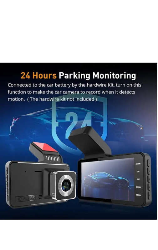 4-Inch Screen Wifi Dashboard Camera