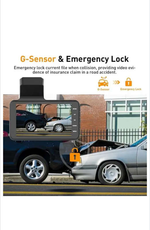 4-Inch Screen Wifi Dashboard Camera