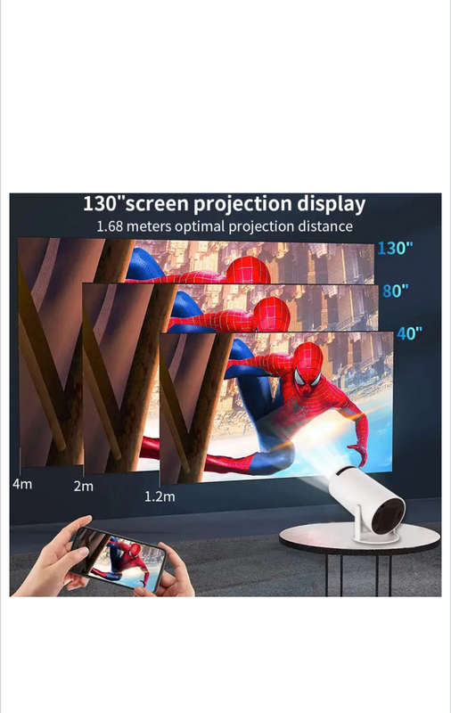 4K Wifi portable smart projector Android