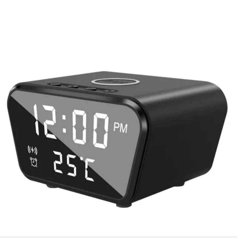 Alarm Clock with Wireless Charging