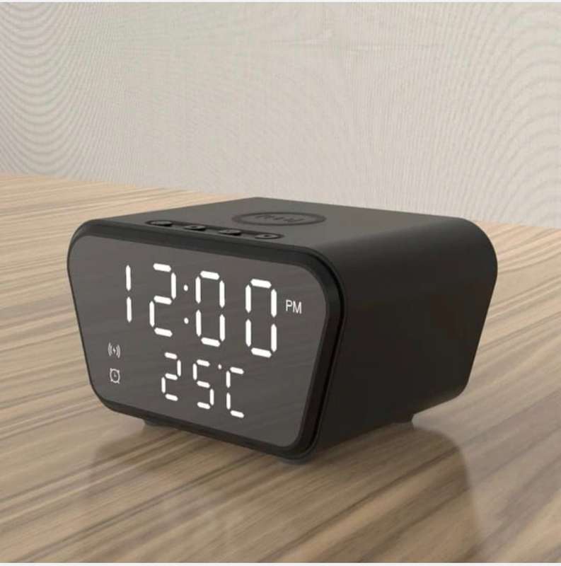 Alarm Clock with Wireless Charging