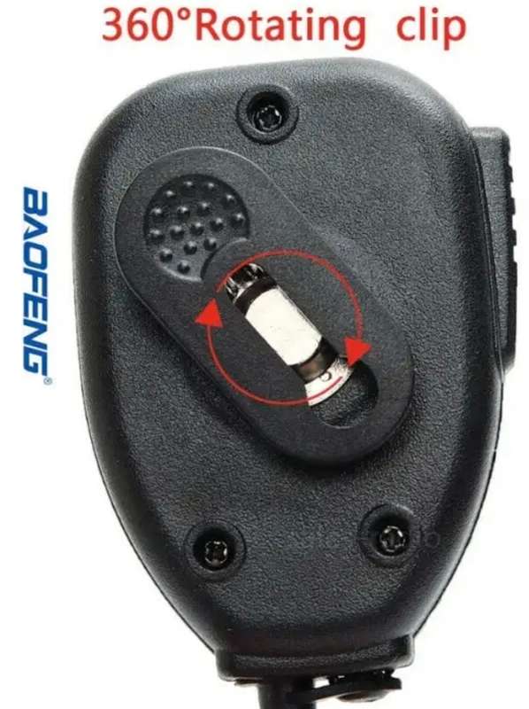 Hand Held Clip-On Shoulder Speaker Mic Microphone PTT for Walkie Talkies