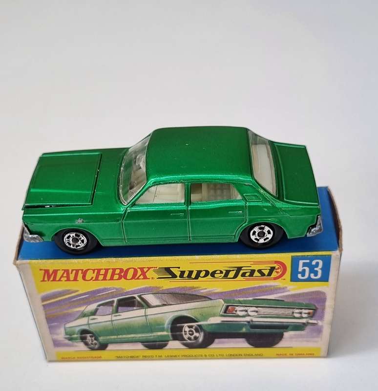 Matchbox Lesney 53C Ford Zodiac MkIV Original Box