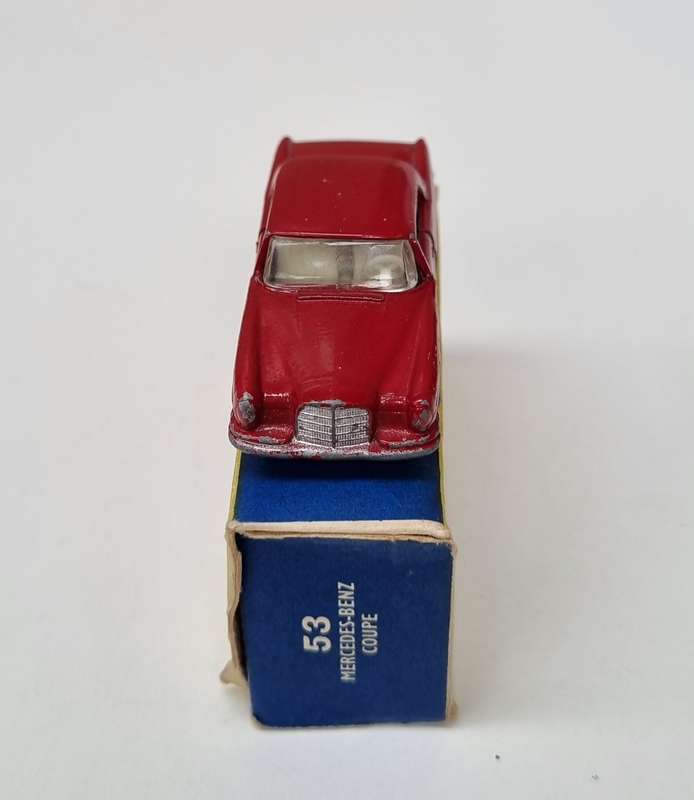 Matchbox Lesney 53B Mercedes Benz 220 SE Original Box