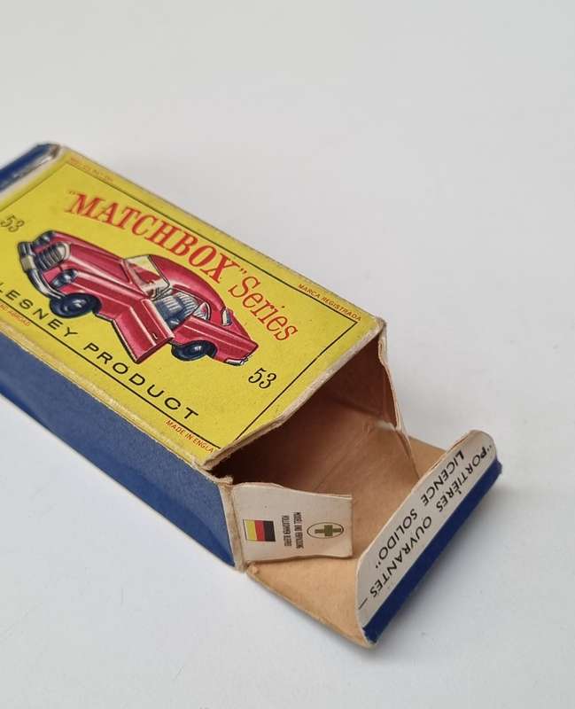 Matchbox Lesney 53B Mercedes Benz 220 SE Original Box