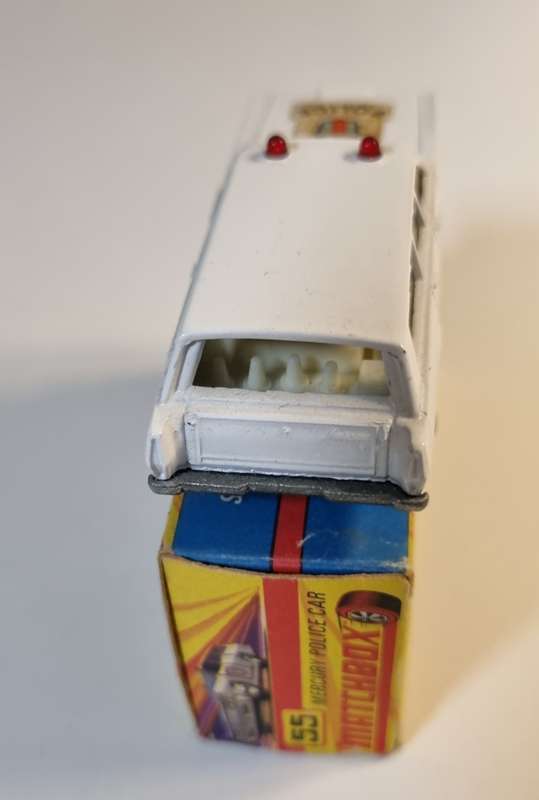 Matchbox Lesney 55E Mercury Commuter Police Original Box