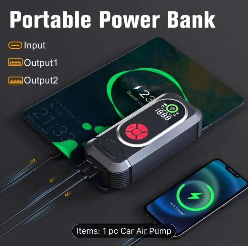 4 in 1 Car jumpstarter with Air compressor (Great product to have)