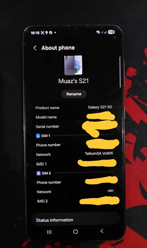 Samsung galaxy s21 5g (256gb)(dual sim)