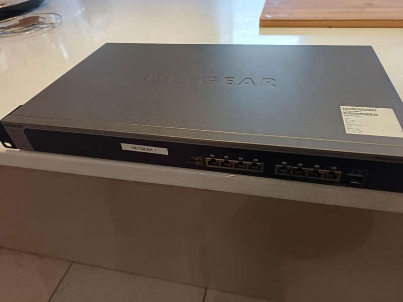 Netgear XS708E  8-Port 10GbE Switch