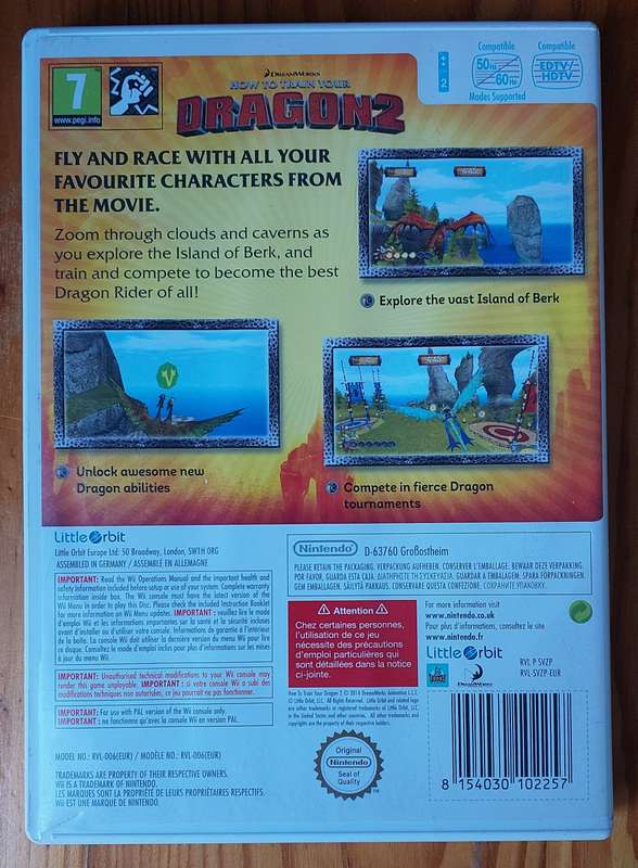 How To Train Your dragon 2 - Nintendo Wii