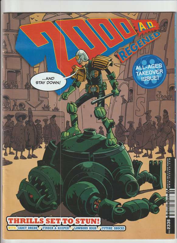 2000 AD Prog 2336 Thrills Set to Stun! Released 14th Jun 2023 comic book (import)