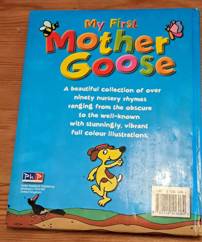 My First Mother Goose book Nursery Rhymes for kids children