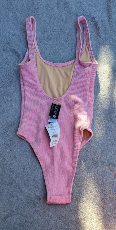Cotton On Brand new swimsuit with tags, Scoop back one piece costume baby pink XS