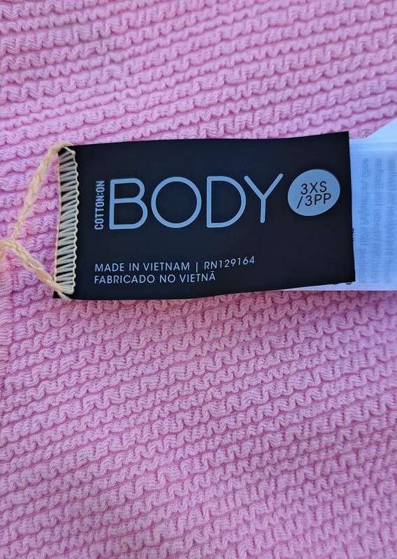 Cotton On Brand new swimsuit with tags, Scoop back one piece costume baby pink XS