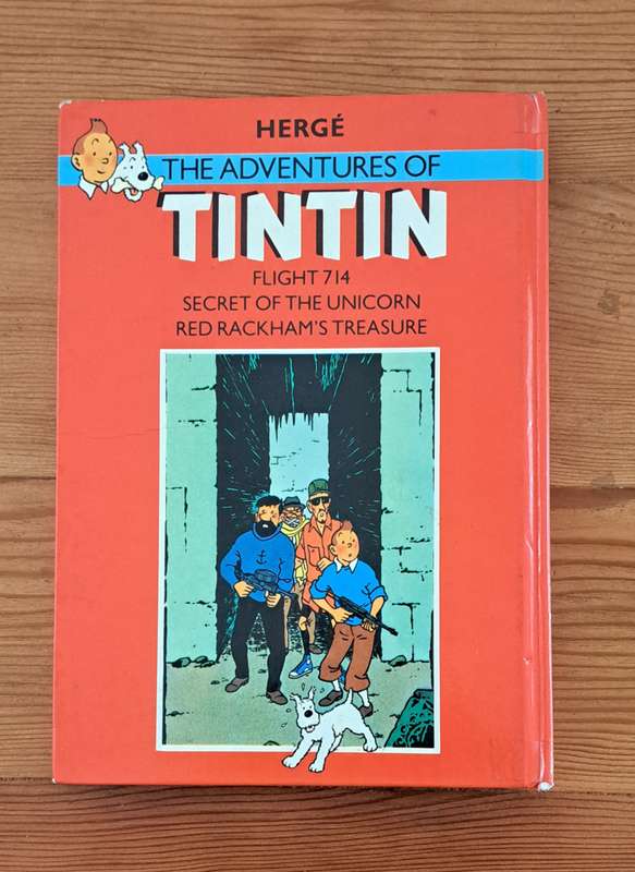 The Adventures Of Tintin By Herge (3 stories) classic cartoon comic strip