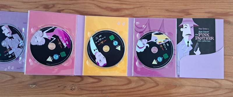 Peter Sellers The Pink Panther Film collection 6x DVD set movie film classic collectors rare vintage