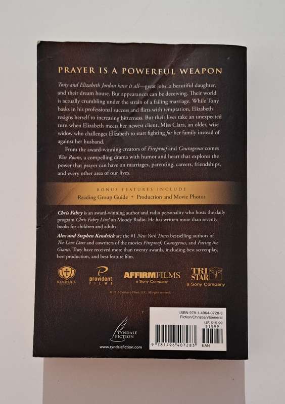 War Room Prayer Is A powerful Weapon By Chris Fabry Christian Faith Church fiction novel religion