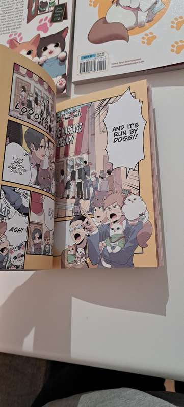 Cat Massage Therapy books 1. 2. and 3. graphic novel manga comic books Japan (books in English)