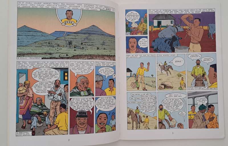 Zeke and the Mine Snake by Vuka Shift & Joe Dog comic book South Africa Zulu African English