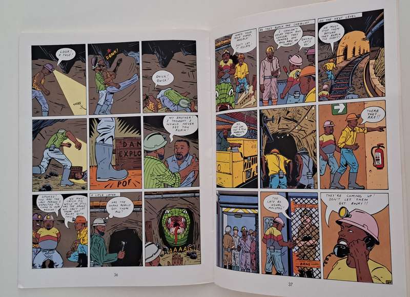 Zeke and the Mine Snake by Vuka Shift & Joe Dog comic book South Africa Zulu African English