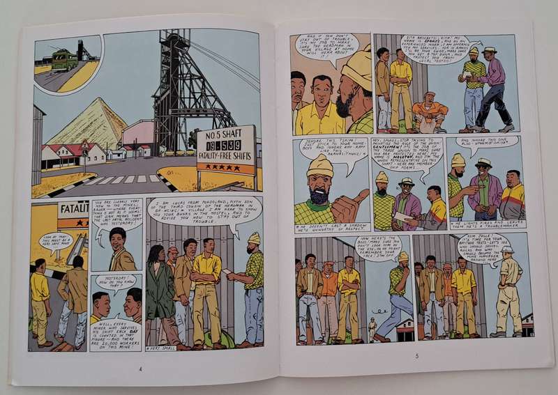 Zeke and the Mine Snake by Vuka Shift & Joe Dog comic book South Africa Zulu African English