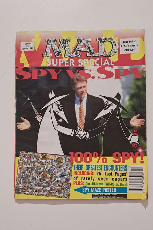 Mad Magazine Super Special spy vs Spy #98 (1996) RSA print Rare vintage collectable