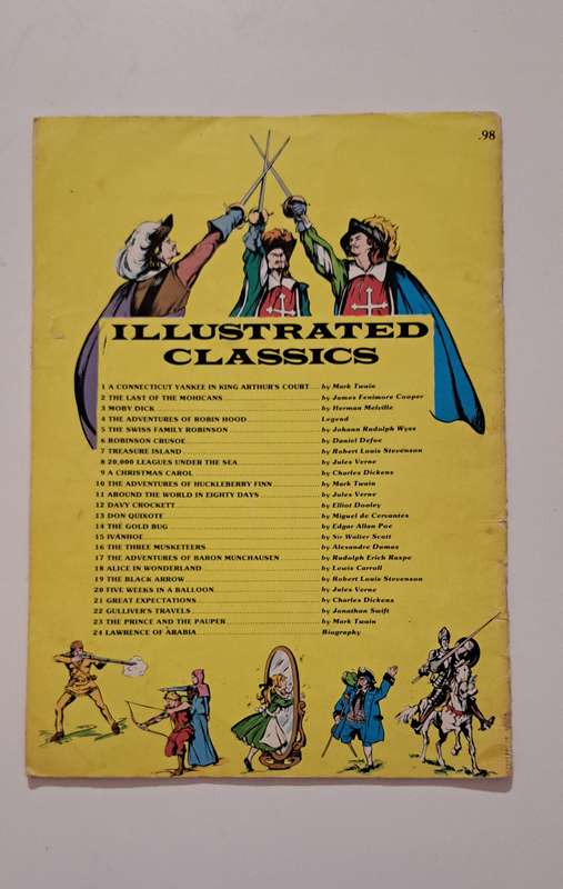 illustrated king Classics Comics Ivanhoe Sir Walter Scott (1979) rare vintage old classic