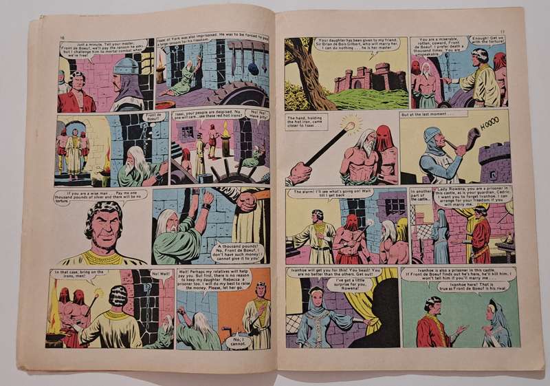 illustrated king Classics Comics Ivanhoe Sir Walter Scott (1979) rare vintage old classic