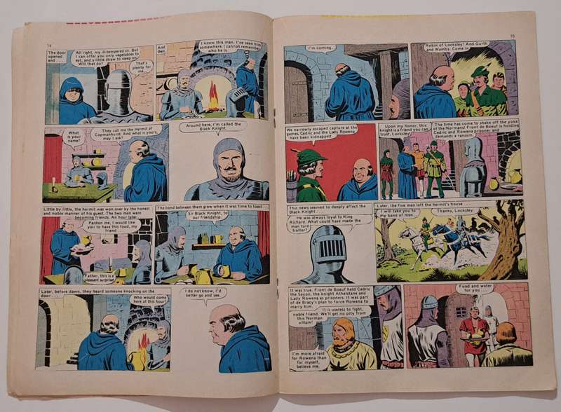 illustrated king Classics Comics Ivanhoe Sir Walter Scott (1979) rare vintage old classic