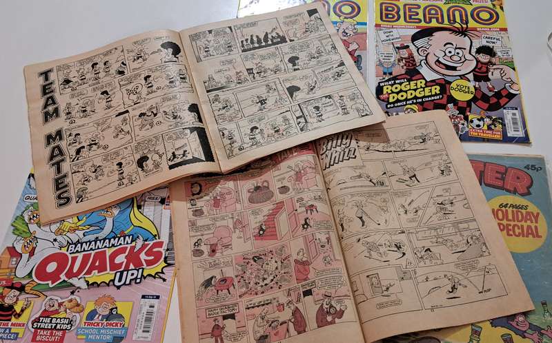 6x Beano / WOW / Buster British classic comic books rare retro old collectable kids children cartoon