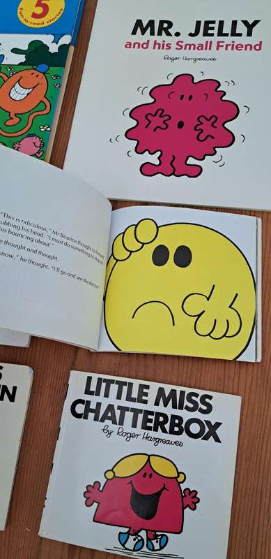 8x Mr Men & Little Miss books By Roger Hargreaves kids children's picture story books classic