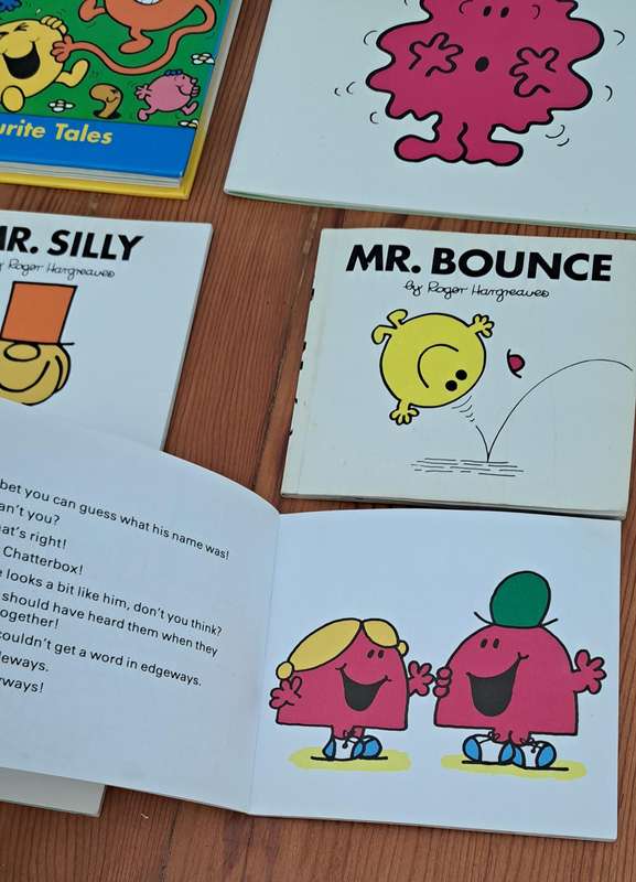 8x Mr Men & Little Miss books By Roger Hargreaves kids children's picture story books classic