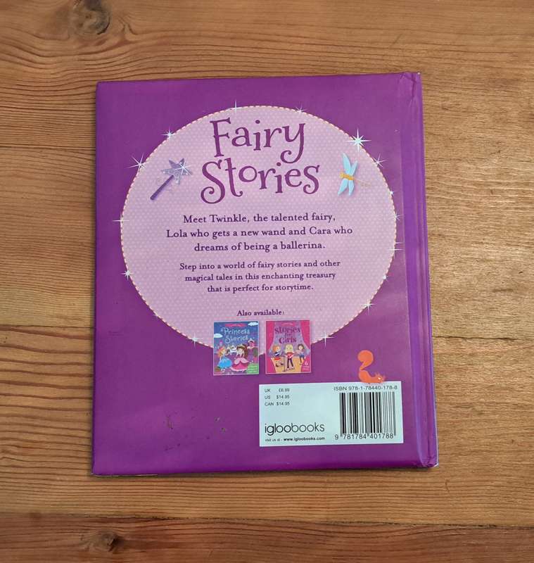 5 Minute Tales Fairy Stories kids children's little girls bedtime story book