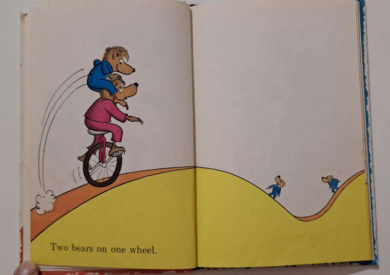 Bears On Wheels Early Counting book By Stan & Jan Berenstain kids Children's picture book