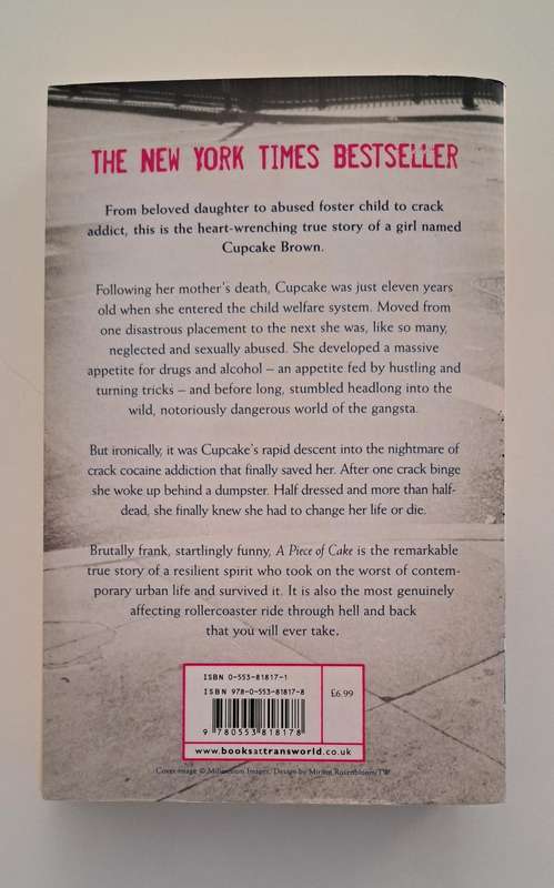 A Piece Of Cake By Cupcake Brown memoir biography African American true story street life self help