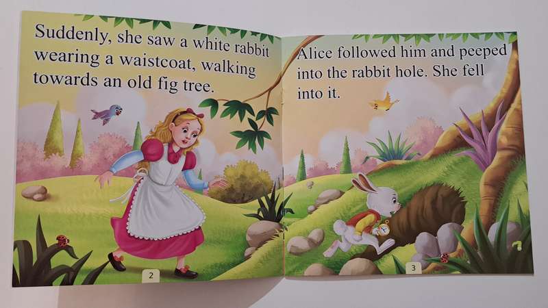 My Favourite Fairy Tales - Alice In Wonderland Large Print picture book kids children's ***SOLD****