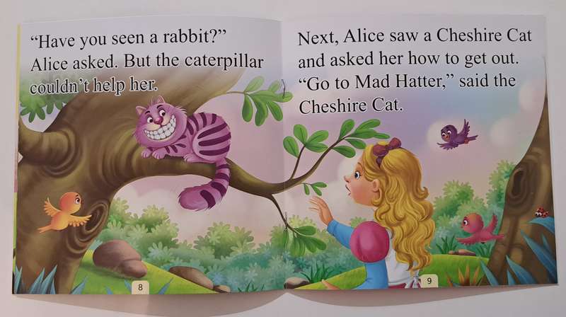 My Favourite Fairy Tales - Alice In Wonderland Large Print picture book kids children's ***SOLD****