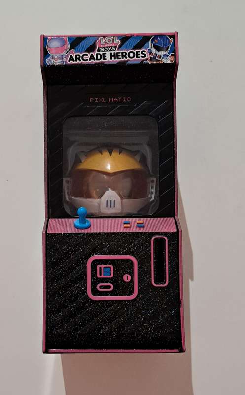 L.O.L. Surprise! Boys Arcade Heroes Figure Including Hero Suit Accessories, Trading Card | Kids Age