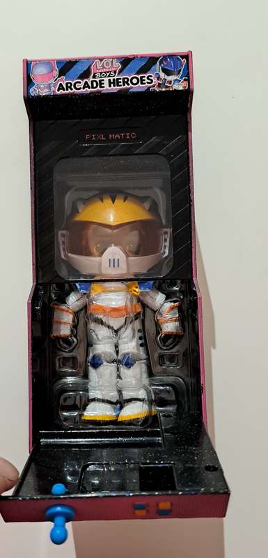 L.O.L. Surprise! Boys Arcade Heroes Figure Including Hero Suit Accessories, Trading Card | Kids Age