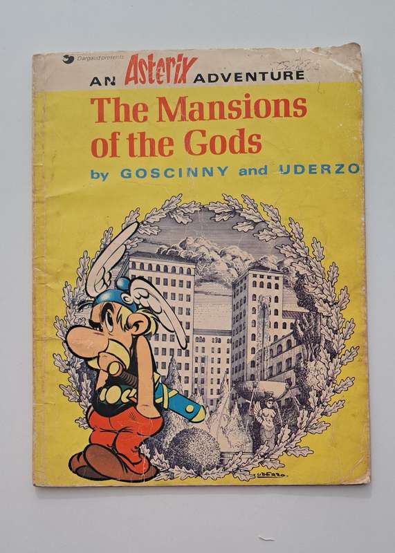 Asterix The Mansions Of The Gods By Goscinny & Uderzo cartoon comic book graphic novel