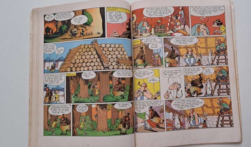Asterix The Mansions Of The Gods By Goscinny & Uderzo cartoon comic book graphic novel